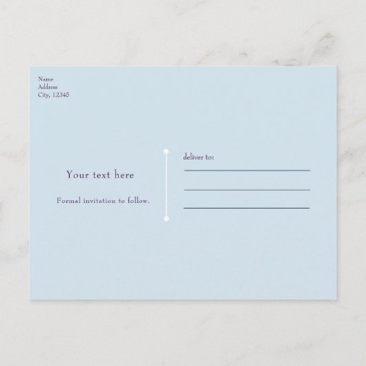 春フローライースター卵エレガント日付を保存 案内ポストカード (裏面)