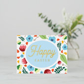 春フローライースター 箔シーズンポストカード (立ち正面)