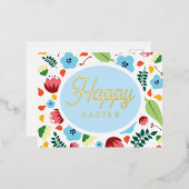 春フローライースター 箔シーズンポストカード (正面/裏面)