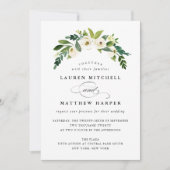 春フローラエレガントウェディング招待状 招待状 (正面)