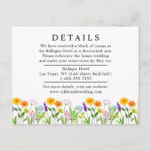 春フローラエレガントウェディング詳細 エンクロージャーカード (正面)