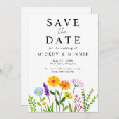 春フローラエレガントウェディング セーブザデート (正面/裏面)
