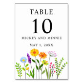 春フローラエレガントウェディング テーブルナンバー (裏面)