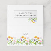 春フローラエレガントウェディング プレイスカード (外部開封)