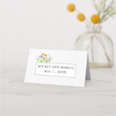 春フローラエレガントウェディング プレイスカード (裏面)