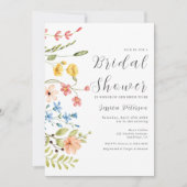 春フローラエレガントガーデンブライダルシャワー 招待状 (正面)