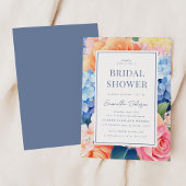 春フローラエレガントブライダルシャワー招待 招待状