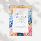 春フローラエレガントブライダルシャワー招待 招待状