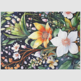 春フローラカラフルティッシュペーパー 薄葉紙