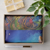 春フローラカラフルティッシュペーパー 薄葉紙 (ギフト)