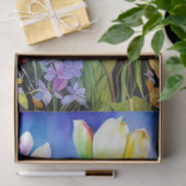 春フローラカラフルティッシュペーパー 薄葉紙 (ギフト)