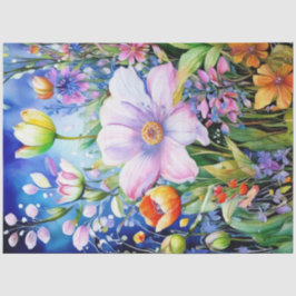 春フローラカラフルティッシュペーパー 薄葉紙