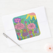 春フローラガーデンアート スクエアシール (封筒)