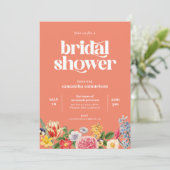 春フローラガーデンパーティーブライダルシャワー 招待状 (スタンド正面)