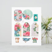 春フローラガーデンロマンチックなスクラップブック要素 (スタンド正面)