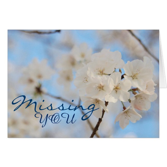 春フローラグリーティングカード (正面横)