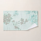 春フローラシーフームグリーンバスルーム用タオルセット バスタオルセット (ハンドタオル)