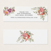 春フローラスモールビジネスサンキューカード (正面&裏面)
