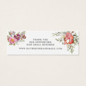 春フローラスモールビジネスサンキューカード (正面)