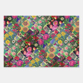 春フローラセットウッドベリー&ハリウッドフローラ ラッピングペーパーシート (正面2)