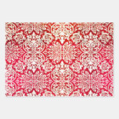 春フローラセットウッドベリー&ハリウッドフローラ ラッピングペーパーシート (正面)