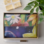 春フローラダフォディルティッシュペーパー 薄葉紙 (ギフト)