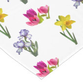 春フローラチューリップダフォジルアイリス ショートテーブルランナー (コーナー)