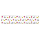 春フローラチューリップダフォジルアイリス ショートテーブルランナー (横)