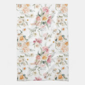 春フローラチューリップ キッチンタオル (縦)