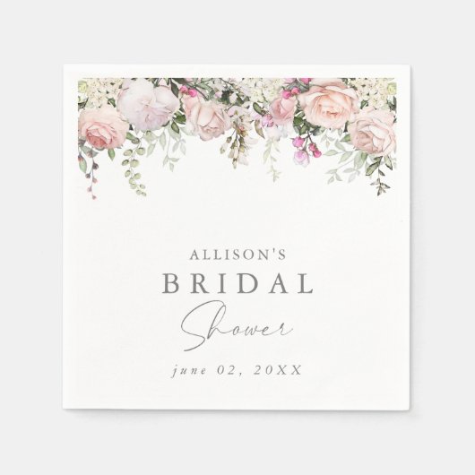 春フローラナプキン スタンダードカクテルナプキン (正面)