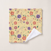 春フローラバスタオルセット バスタオルセット (ウォッシュタオル)