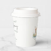 春フローラバニーニュートラルベビーシャワー 紙コップ (右)