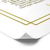 春フローラパステル9テーブ結婚ルの座席表 ポスター (角)