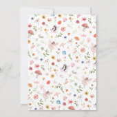 春フローラフェアリーファースト誕生日 招待状 (裏面)