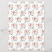 春フローラフラワー結婚ズのメニュー メニュー (裏面)