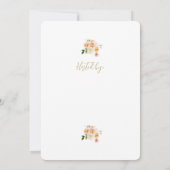 春フローラブライダルシャワーブランチ 招待状 (裏面)