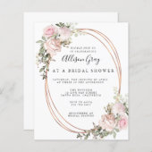 春フローラブライダルシャワー招待 (正面/裏面)