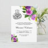 春フローラブロッサムベビーガールアクィカ 招待状 (スタンド正面)