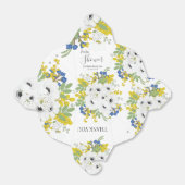 春フローラブーケブライダルシャワーサンキューファボ フェイバーボックス (折り畳みなし)