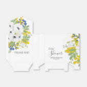 春フローラブーケブライダルシャワーサンキュー フェイバーボックス (折り畳みなし)