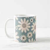 春フローラプリント コーヒーマグカップ (左)