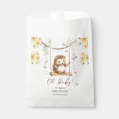 春フローラヘゲホッグOhベビーシャワー フェイバーバッグ (正面)