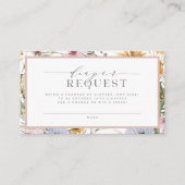 春フローラベビーイン開花おむつラッフル | エンクロージャーカード (正面)