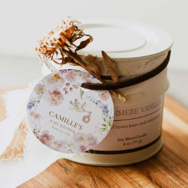 春フローラベビーシャワーありがとう フェイバータグ