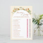 春フローラベビーシャワーママまたはパパのゲーム (スタンド正面)