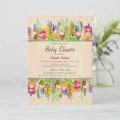 春フローラベビーシャワー 招待状 (スタンド正面)