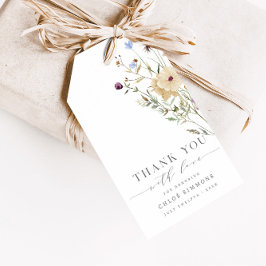 春フローラベビー開花ベビーシャワーありがとう ギフトタグ