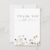 春フローラベビー開花ベビーシャワー サンキューカード (正面)