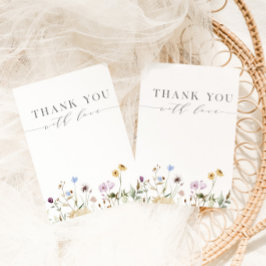 春フローラベビー開花ベビーシャワー サンキューカード