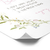 春フローラボウリースフラワーバー ポスター (角)